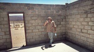 Hein Lange at his new Community Center