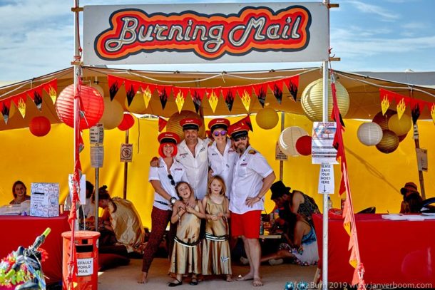 Photo of the Burning Mail theme camp by Jan Verboom